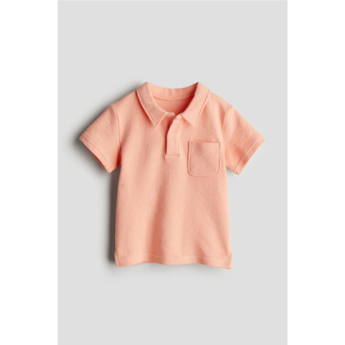 H&M Cotton Terry Polo Shirt