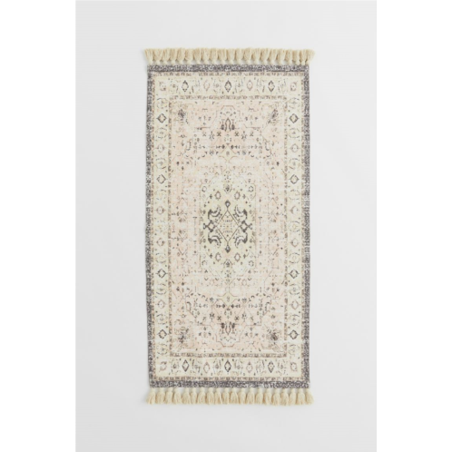 H&M Patterned Rug with Tassels