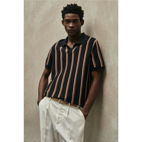 H&M Regular Fit Fine-knit Polo Shirt