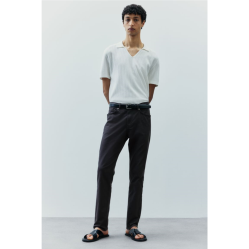 H&M Slim Fit Cotton Twill Pants