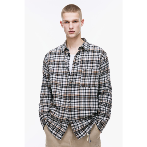 H&M Loose Fit Flannel Shirt