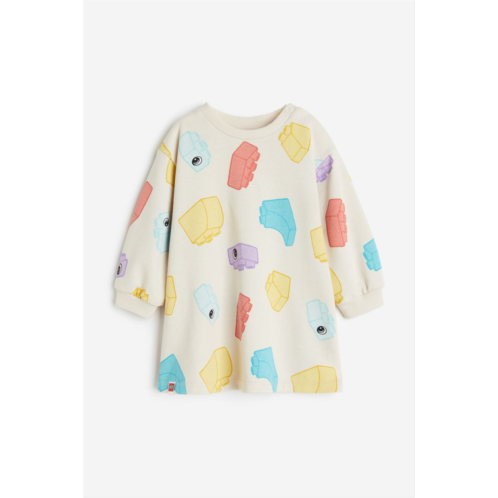 H&M Print-motif Sweatshirt Dress