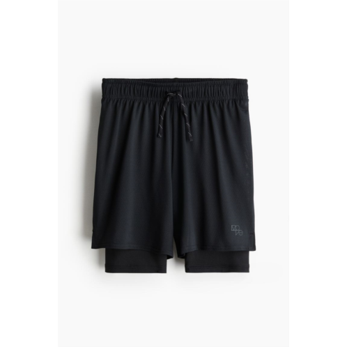 H&M DryMoveu2122 Double-layered Sports Shorts