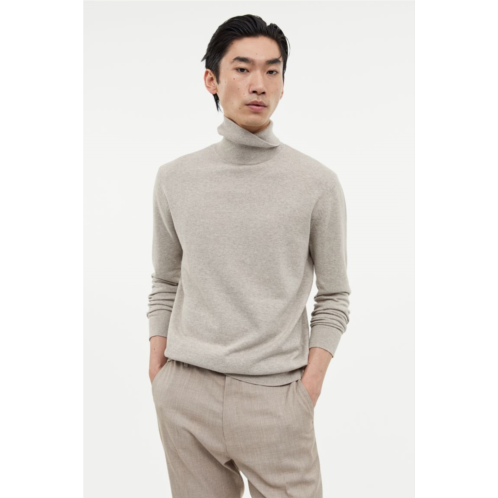 H&M Slim Fit Fine-knit Turtleneck Sweater