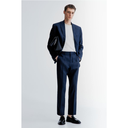 H&M Slim Fit Linen Suit Pants