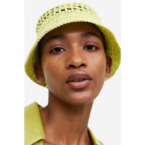 H&M Crochet-look Straw Hat