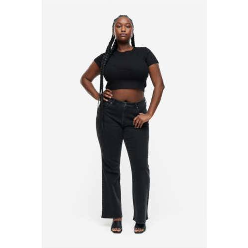 H&M Curvy Fit Bootcut High Jeans