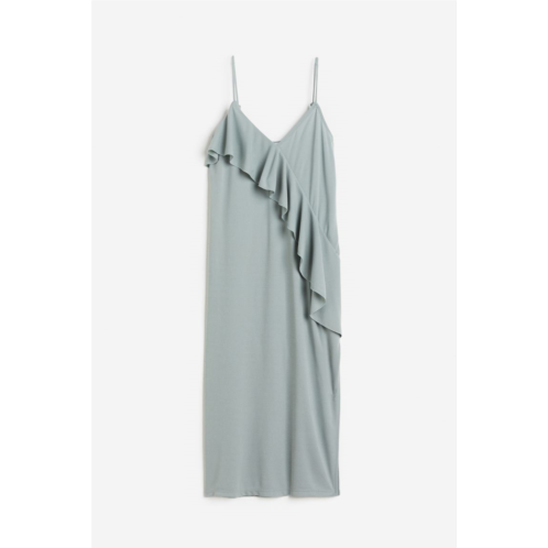 H&M Flounce-detail Slip Dress