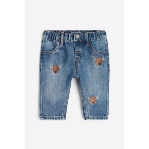 H&M Embroidered Jeans