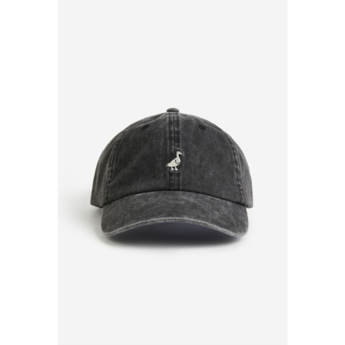 H&M Cotton Cap with Embroidery