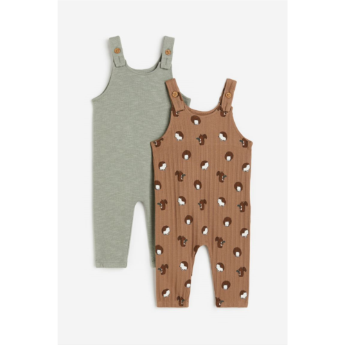 H&M 2-pack Cotton Overalls
