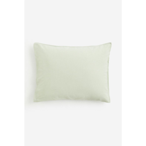 H&M Washed Linen-blend Pillowcase