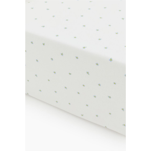 H&M Patterned Cotton Fitted Sheet