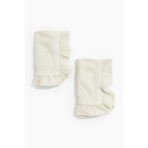 H&M 2-pack Ruffle-trimmed Napkins