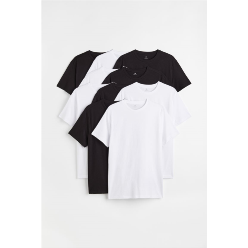 H&M 10-pack Regular Fit Crew-neck T-shirts