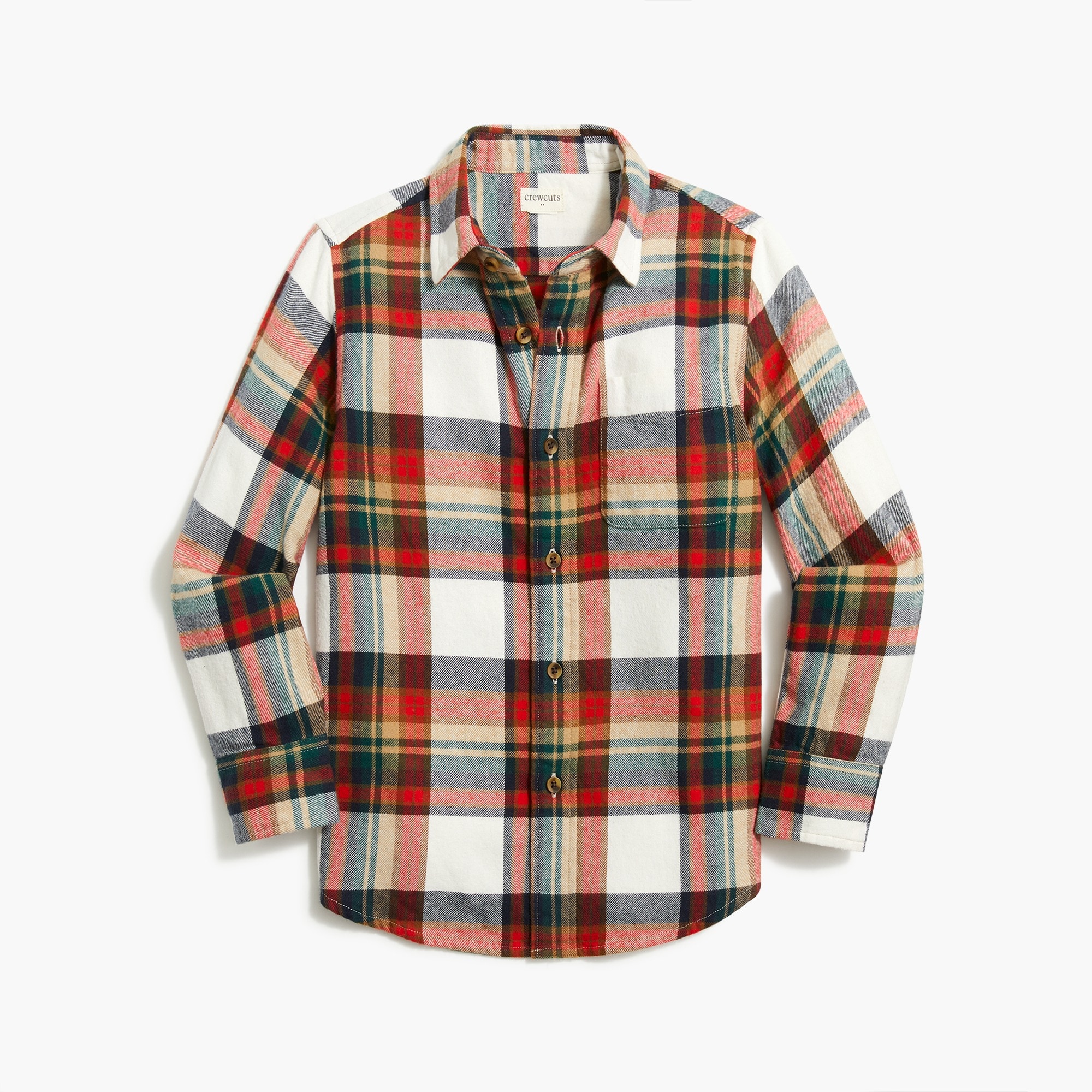 Jcrew Boys button-up flannel shirt