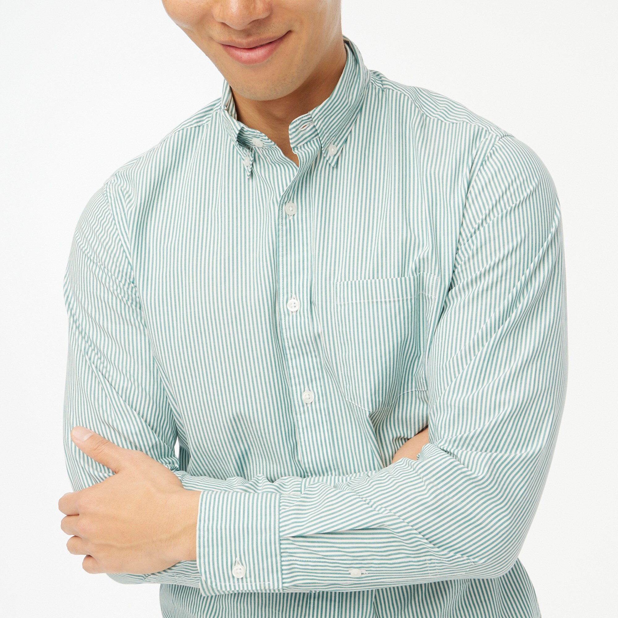 Jcrew Striped slim flex casual shirt