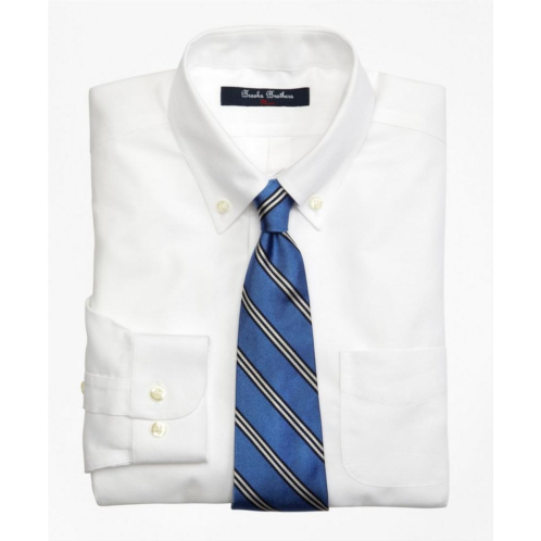 Brooksbrothers Boys Non-Iron Supima Oxford Polo Button-Down Dress Shirt