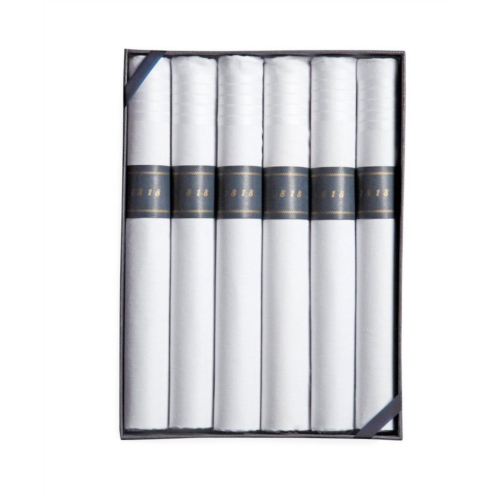 Brooksbrothers Cigar-Rolled Handkerchiefs-Set of 6