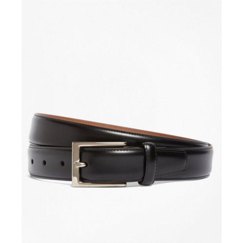 Brooksbrothers Silver Buckle Leather Dress Belt
