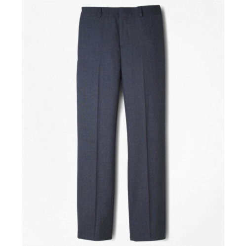 Brooksbrothers Boys Prep Plain-Front Wool Suit Pants