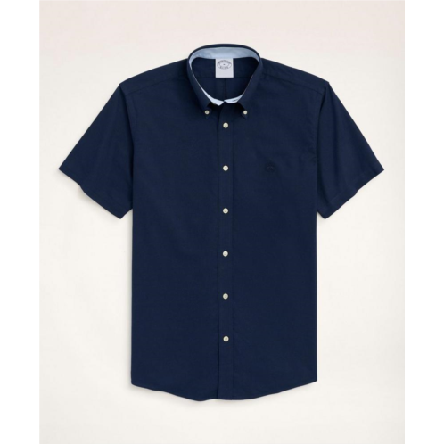 Brooksbrothers Stretch Regent Regular-Fit Sport Shirt, Non-Iron Short-Sleeve Oxford
