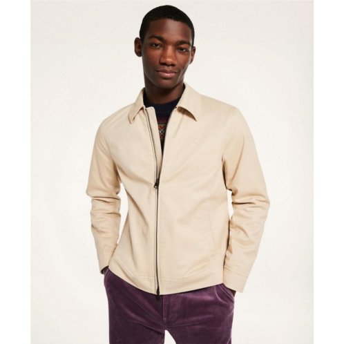 Brooksbrothers Stretch Cotton Twill Bomber Jacket