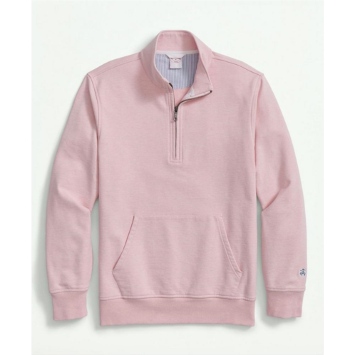 Brooksbrothers Cotton French Terry Half-Zip Sweatshirt