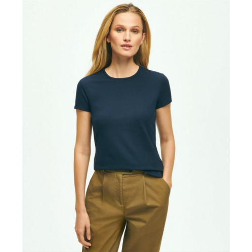 Brooksbrothers Elevated Cotton Modal Pique T-Shirt