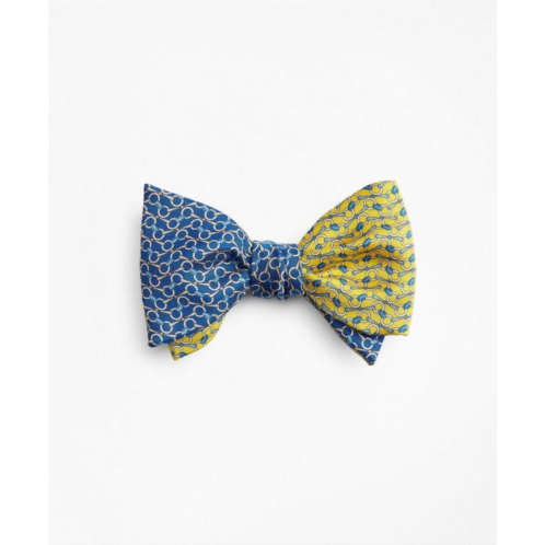 Brooksbrothers Bit Chain Link Print Reversible Bow Tie