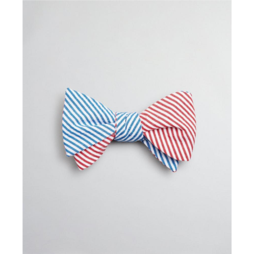 Brooksbrothers Seersucker Stripe Bow Tie