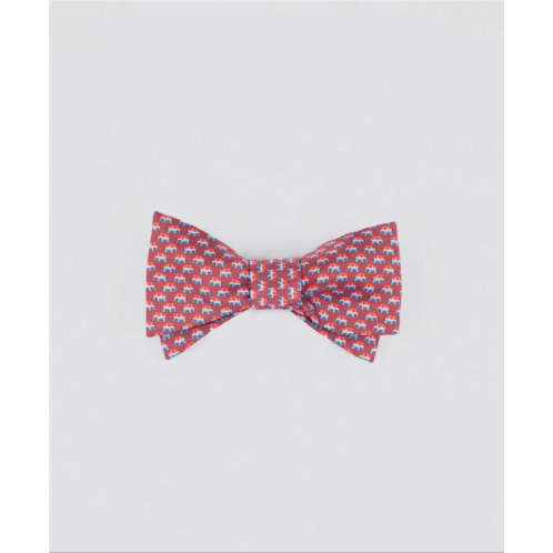 Brooksbrothers Elephant-Patterned Bow Tie