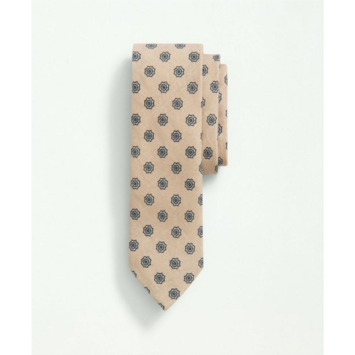 Brooksbrothers Linen Floral Print Tie