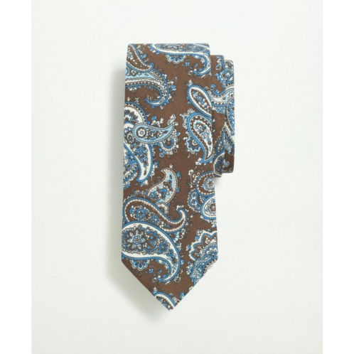 Brooksbrothers Linen Jacquard Paisley Pattern Tie