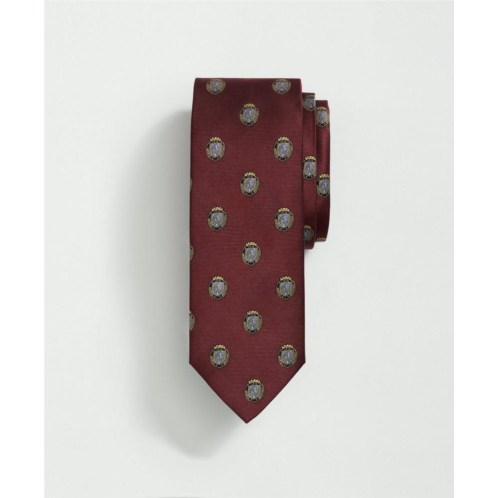 Brooksbrothers Silk BB Crest Embroidered Tie