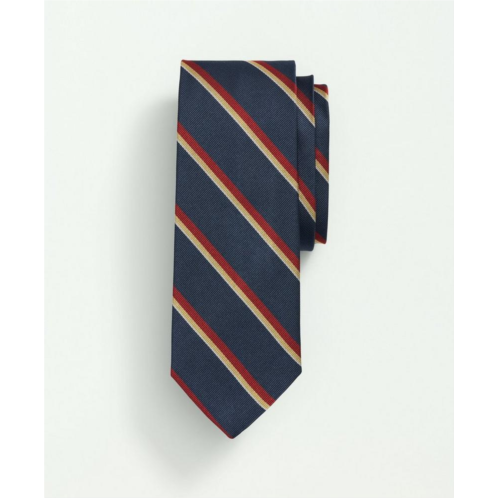Brooksbrothers Silk Rep Sidewheeler Striped Tie