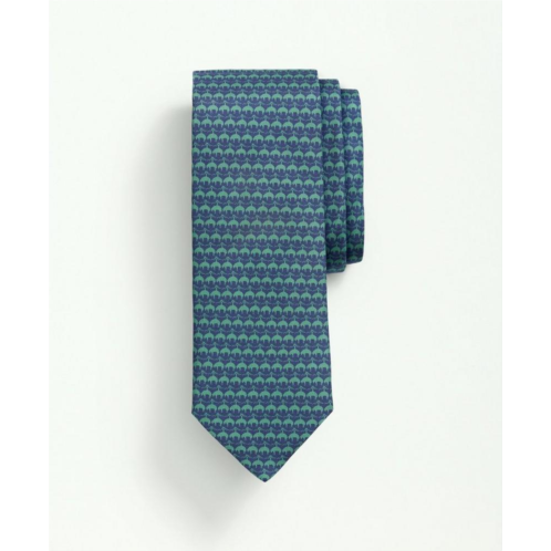 Brooksbrothers Silk Fleece Print Tie