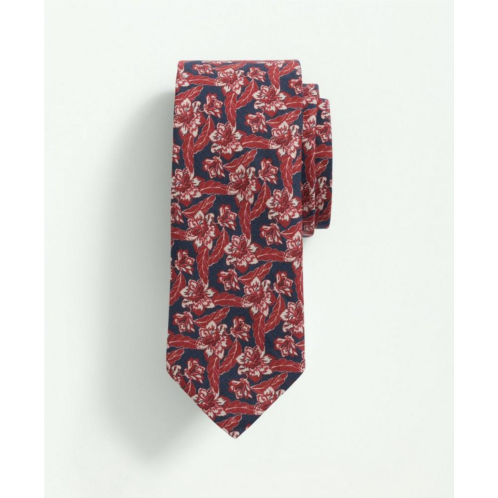 Brooksbrothers Linen Tropical Floral Tie