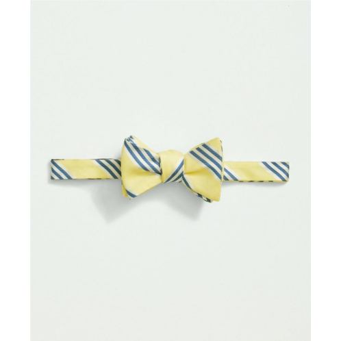 Brooksbrothers Silk-Cotton Triple Stripe Bow Tie