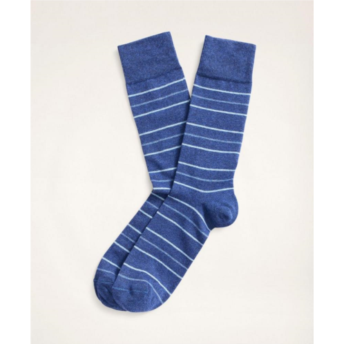 Brooksbrothers Alternating Stripe Yarn-Dyed Crew Socks