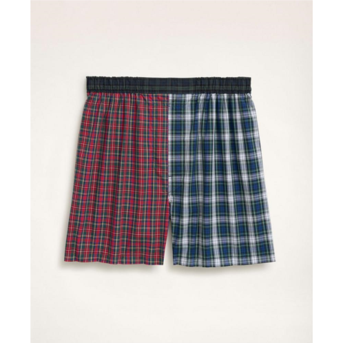 Brooksbrothers Cotton Broadcloth Fun Plaid Boxers