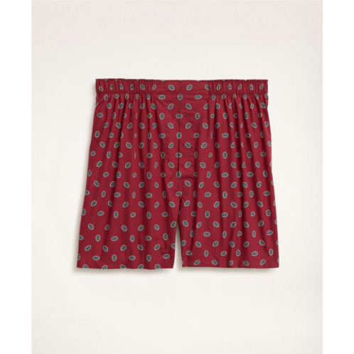 Brooksbrothers Cotton Broadcloth Foulard Boxers