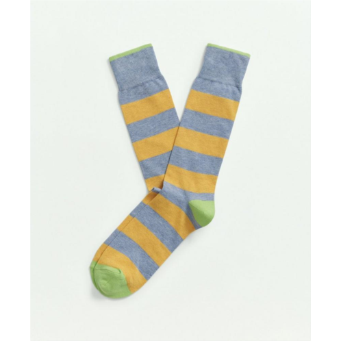 Brooksbrothers Rugby Stripe Crew Socks