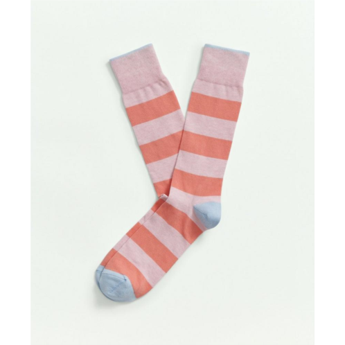 Brooksbrothers Rugby Stripe Crew Socks