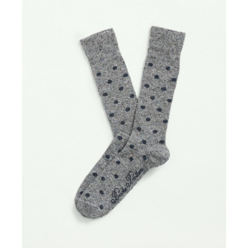 Brooksbrothers Wool-Silk Blend Flecked Socks