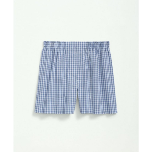 Brooksbrothers Cotton Broadcloth Mini Checked Boxers