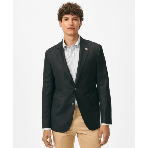 Brooksbrothers Classic Fit Stretch Saxxon Wool 1818 Blazer