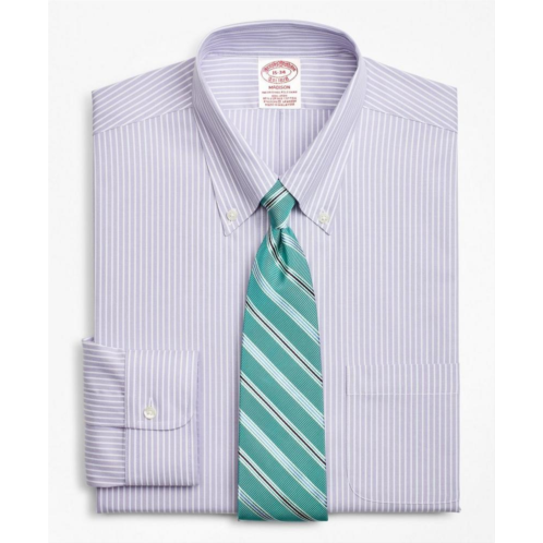 Brooksbrothers Stretch Madison Relaxed-Fit Dress Shirt, Non-Iron Stripe