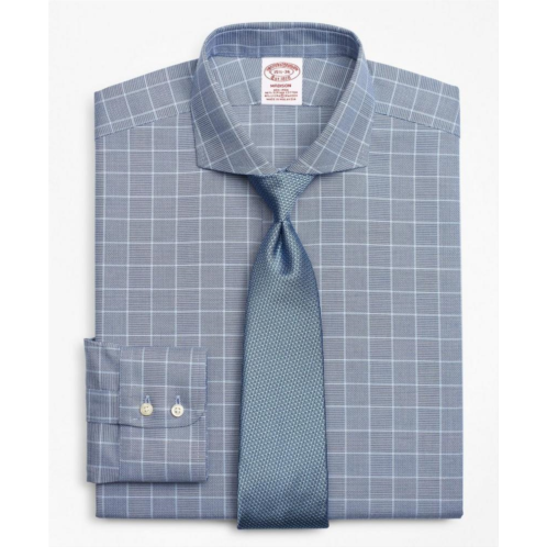 Brooksbrothers Stretch Madison Relaxed-Fit Dress Shirt, Non-Iron Royal Oxford Glen Plaid