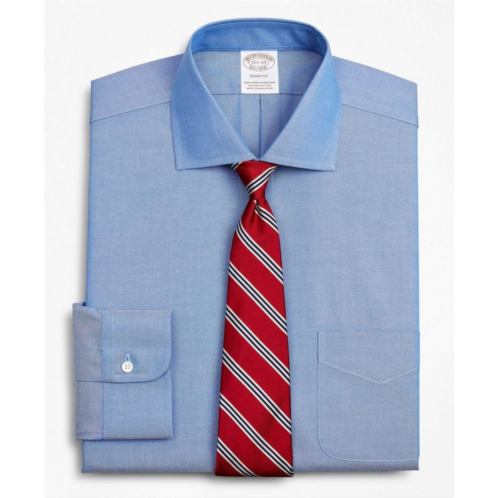 Brooksbrothers Stretch Soho Extra-Slim-Fit Dress Shirt, Non-Iron Pinpoint English Collar